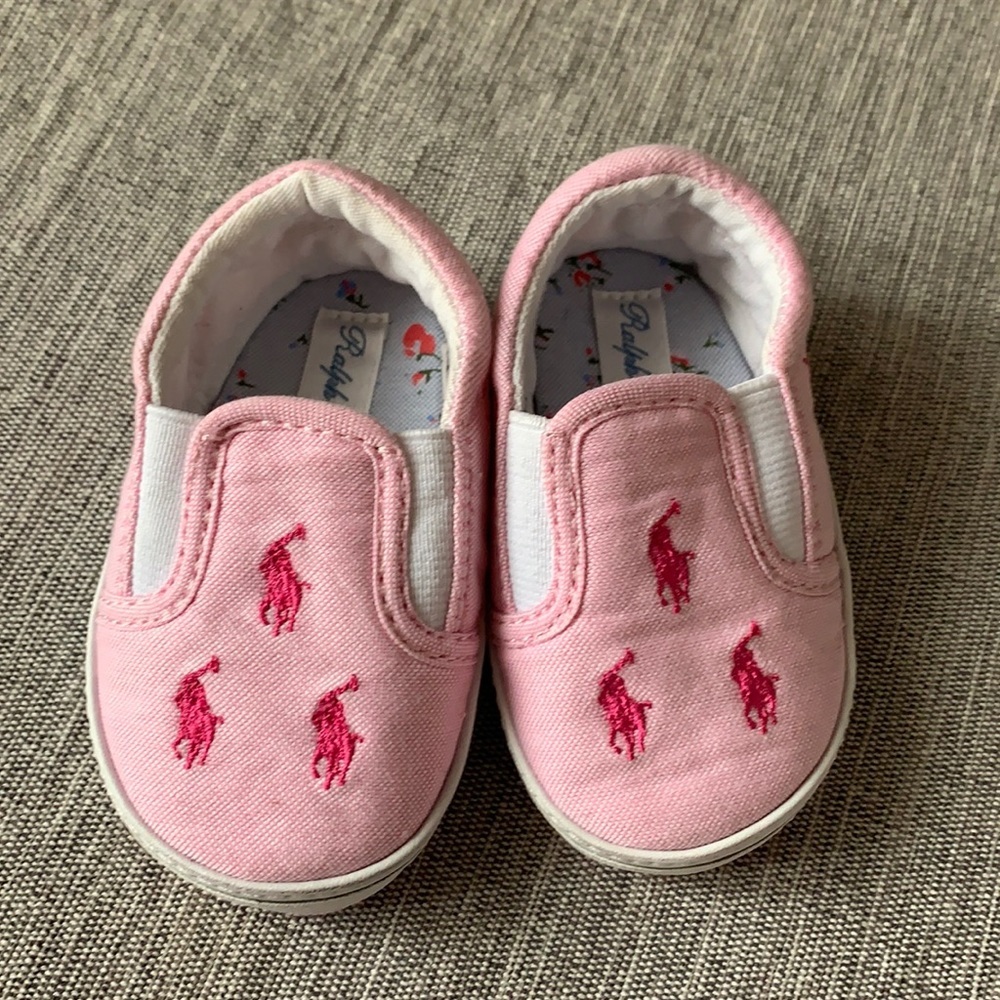 Ralph Lauren | NWOT Size 2 Baby Slipper Shoes